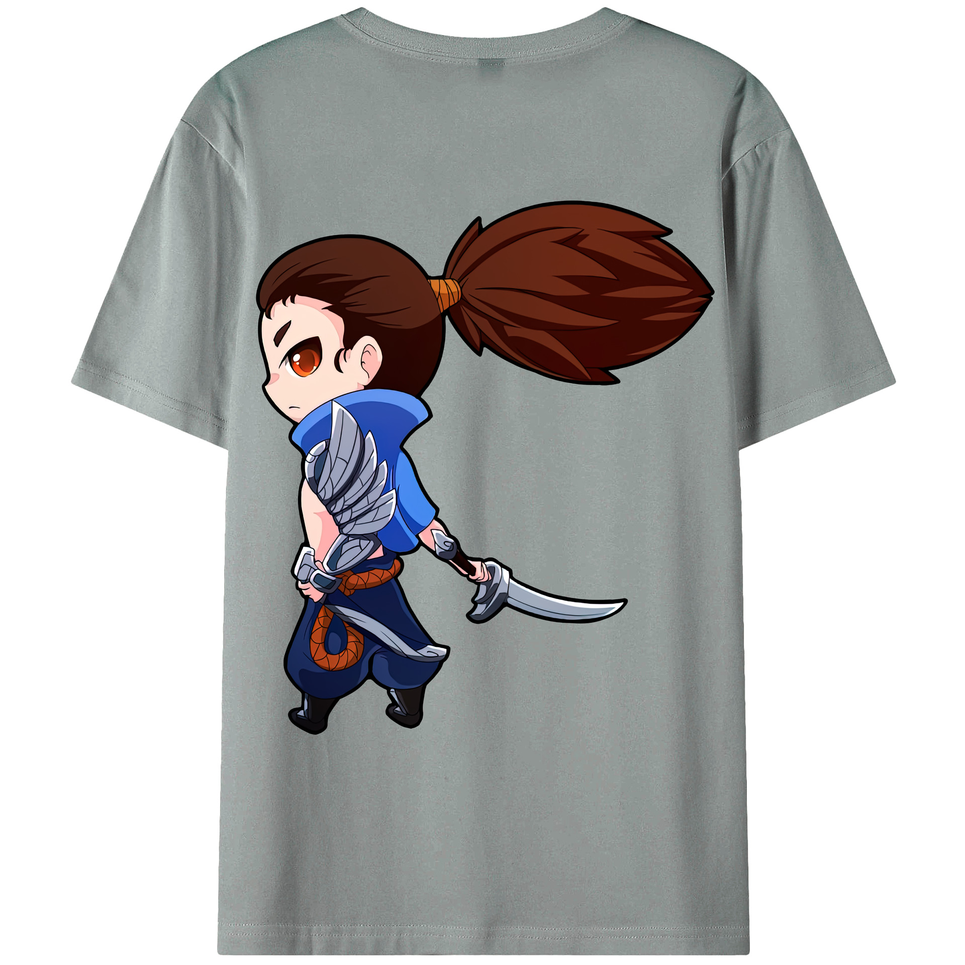 リーグ・オブ・レジェンド League of Legends LOL 綿100％ メンズ半袖Tシャツ（バックプリント） 通気性